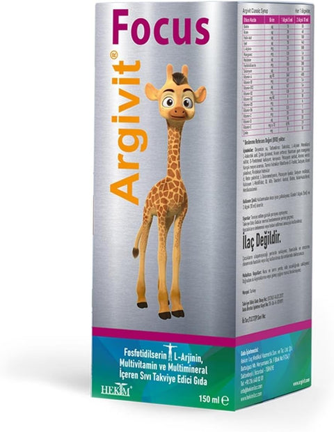 Argivit Focus Kids Height Increase Vitamin Concentrate 150ml